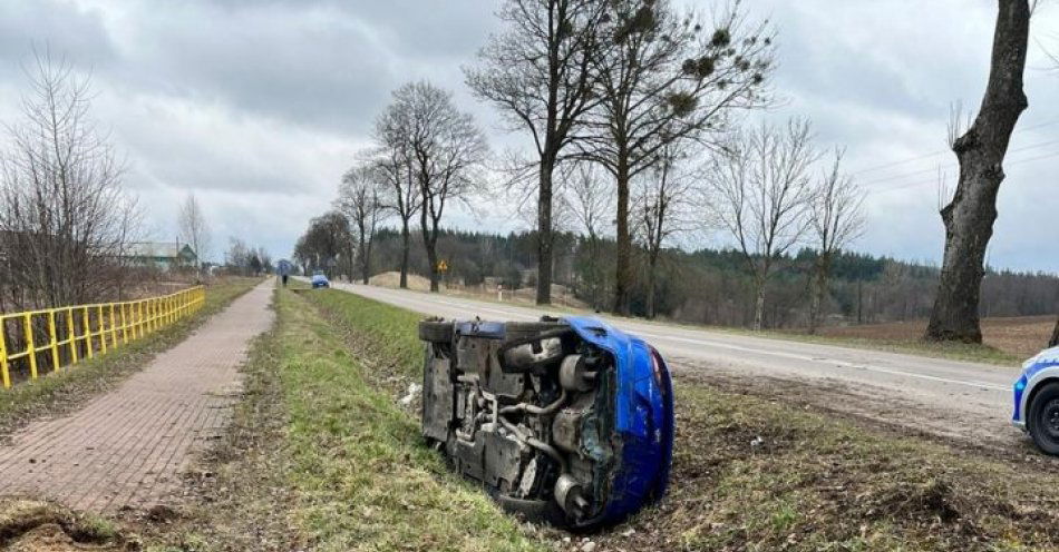 zdjęcie: Pijany 28 – latek spowodował kolizję / fot. KPP w Olecku