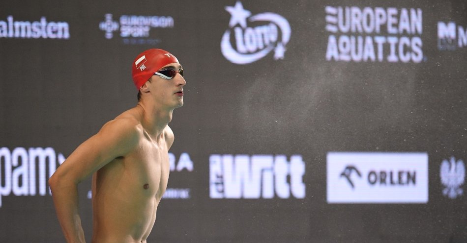 zdjęcie: Fantastyczny wyścig Kamila Sieradzkiego! Polak dopisuje czwarty medal do kolekcji polskich pływaków w mistrzostwach Europy w Lublinie / fot. Weronika Morciszek