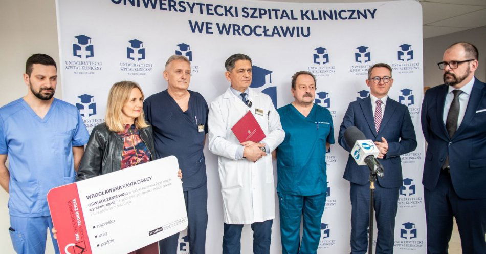 zdjęcie: Ogólnopolski Dzień Transplantacji – rozmowy o darze życia w Uniwersyteckim Szpitalu Klinicznym / fot. nadesłane