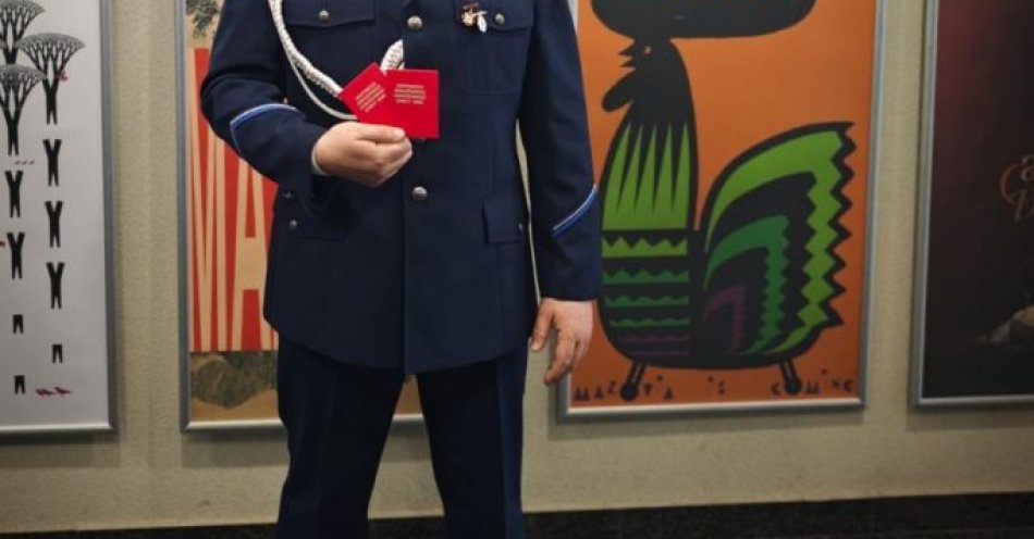 zdjęcie: Mławscy policjanci wyróżnieni za regularne krwiodawstwo / fot. KPP w Mławie