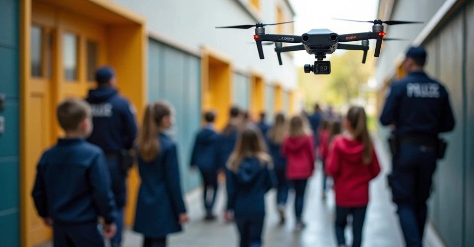 zdjęcie: Ćwiczenia ewakuacyjne w SP Butterfly z udziałem policji i straży / TM/ przykładowa ilustracja