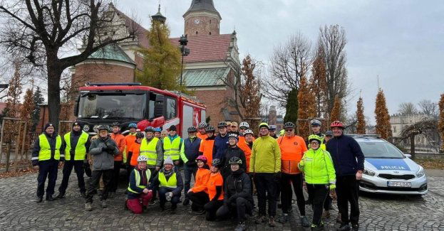 Rajd rowerowy w Pabianicach upamiętnił ofiary wypadków