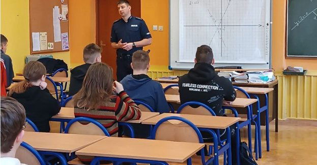 NIE dla Handlu Ludźmi! Spotkanie bolkowskiego policjanta z młodzieżą