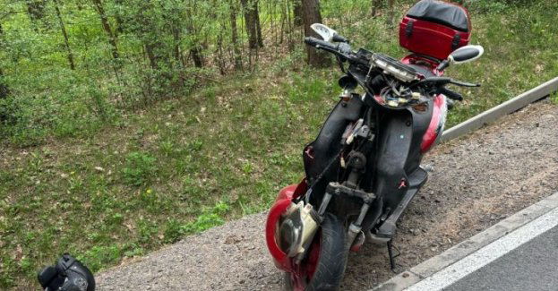 Wypadek z udziałem ciężarówki i motoroweru - 76-latek w ciężkim stanie w szpitalu