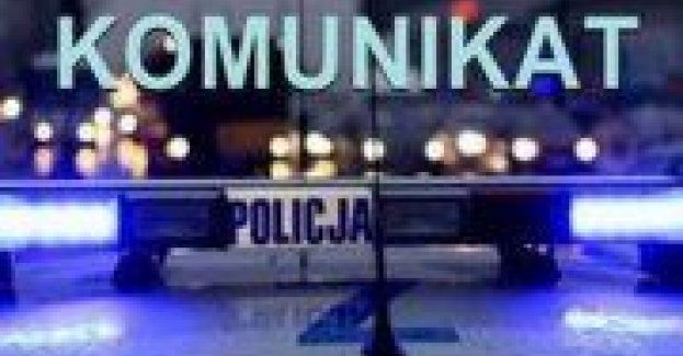 Komunikat - potrącenie pieszego