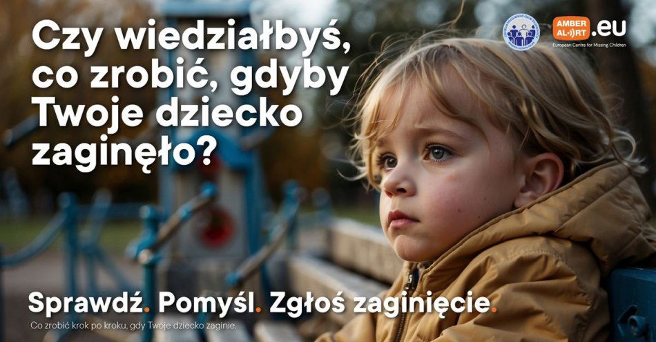 zdjęcie: Fundacja AMBER Alert Europe wraz z partnerami rozpoczyna międzynarodową kampanię, mającą na celu dostarczenie rodzicom wiedzy, pomocnej w sytuacji zag / fot. KPP w Świdnicy