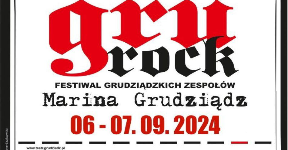 zdjęcie: Festiwal GRU-ROCK już dziś / fot. UM Grudziądz