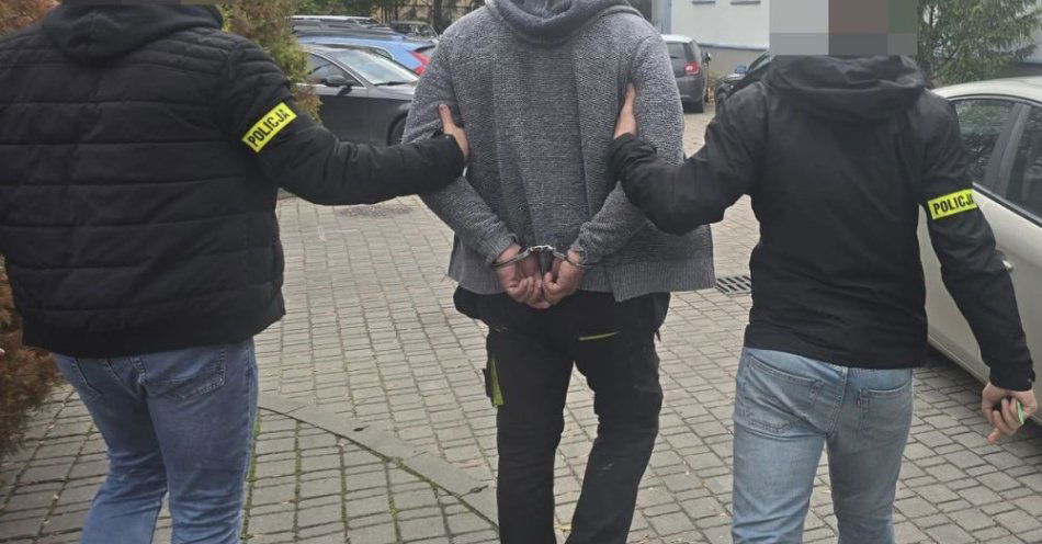 zdjęcie: Mężczyzna aresztowany za stalking i znęcanie we Włodawie / fot. KPP Włodawa