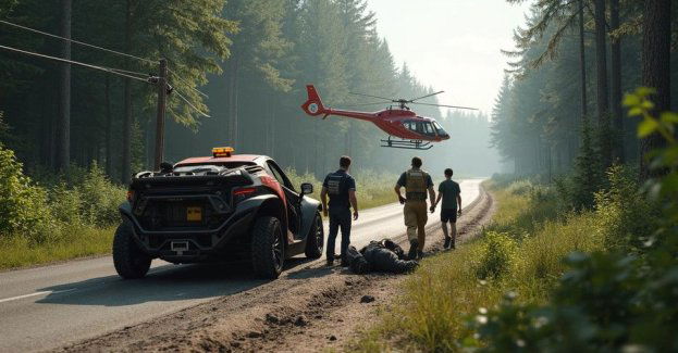 Wypadek buggy w Somiance ciężko ranny nastolatek