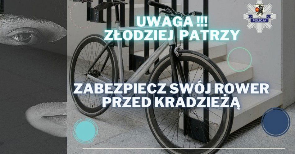 zdjęcie: Uwaga na kradzieże rowerów! / fot. KPP w Starogardzie Gdańskim