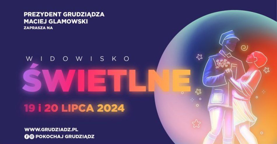 zdjęcie: Harmonogram Widowiska Świetlnego / fot. UM Grudziądz