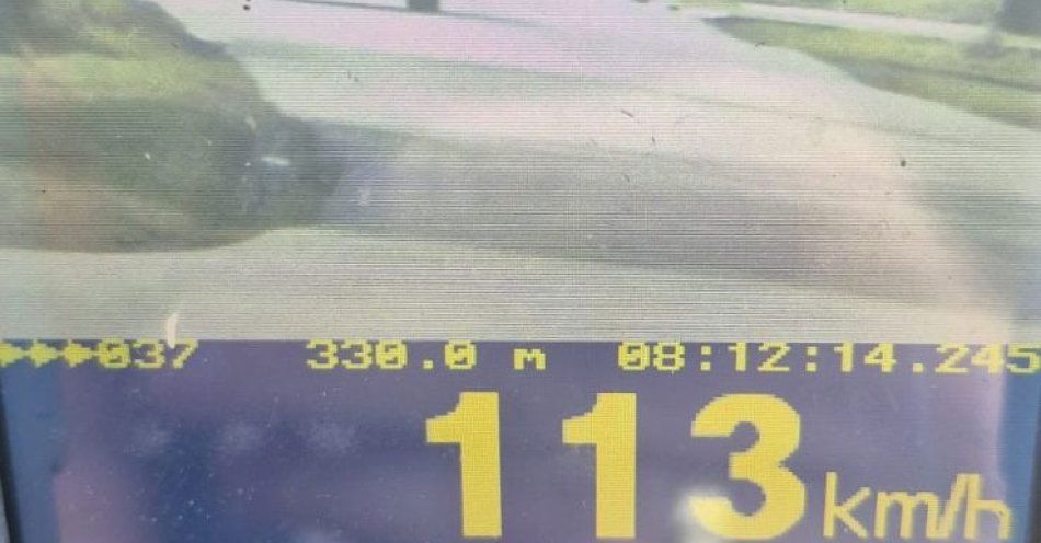 zdjęcie: Dwóch kierowców straciło prawa jazdy po pomiarach w Sokolnikach / fot. KPP Września