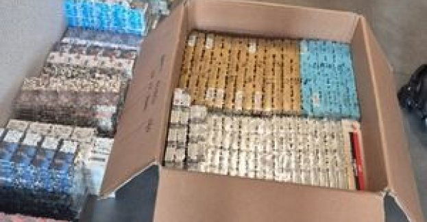 Płoccy policjanci skutecznie uderzają w przestępczość akcyzową. Ponad 5,5 tysiąca paczek nielegalnych papierosów nie trafi na czarny rynek