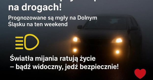 Gęste mgły nad Jaworem Kierowcy zachowajcie szczególną ostrożność