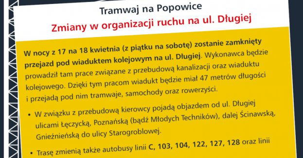 Długa zmiana organizacji ruchu