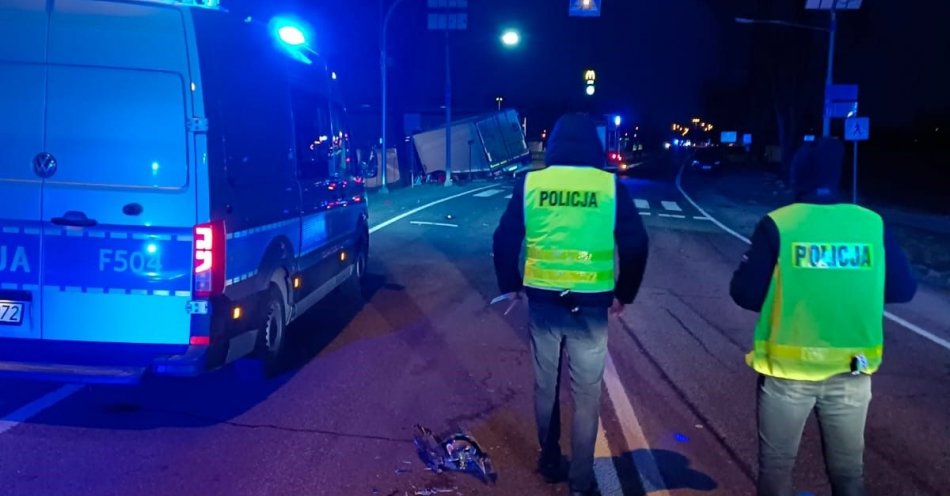 zdjęcie: Tragiczny wypadek pod Strykowem / fot. KPP w Zgierzu