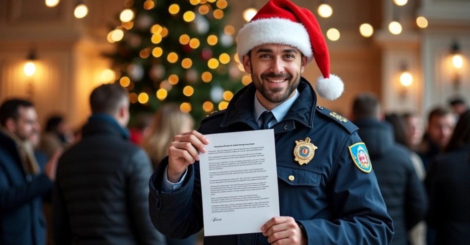 zdjęcie: Świąteczne życzenia komendanta policji w Sulęcinie / TM/ przykładowa ilustracja