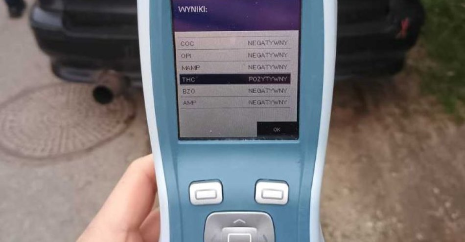 zdjęcie: Rokietnica kierowca BMW zatrzymany za jazdę po narkotykach / fot. KMP w Poznaniu