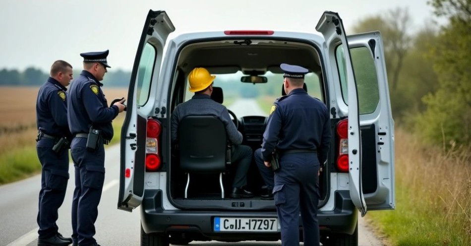 zdjęcie: Kobieta siedziała na krześle w bagażniku. Kierowca ukarany / TM/ przykładowa ilustracja