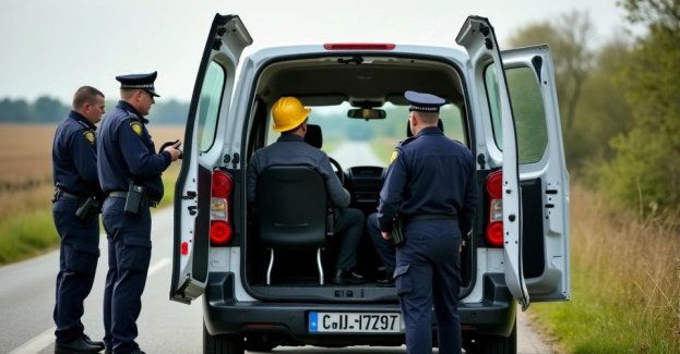 Kobieta siedziała na krześle w bagażniku. Kierowca ukarany