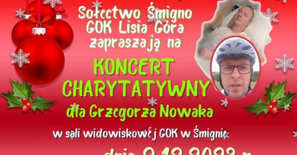 zdjęcie: Koncert charytatywny dla Grzegorza Nowaka / fot. KMP w Tarnowie