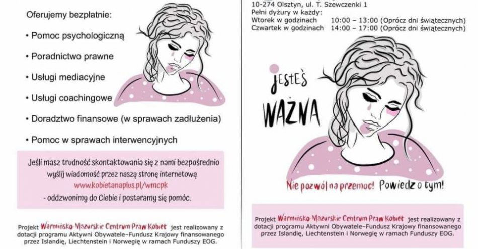 zdjęcie: Jesteś ofiarą przemocy? Tu znajdziesz wsparcie / fot. KPP w Nidzicy