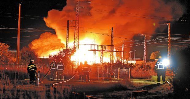 Pożar transformatora - uruchomiona komunikacja zastępcza