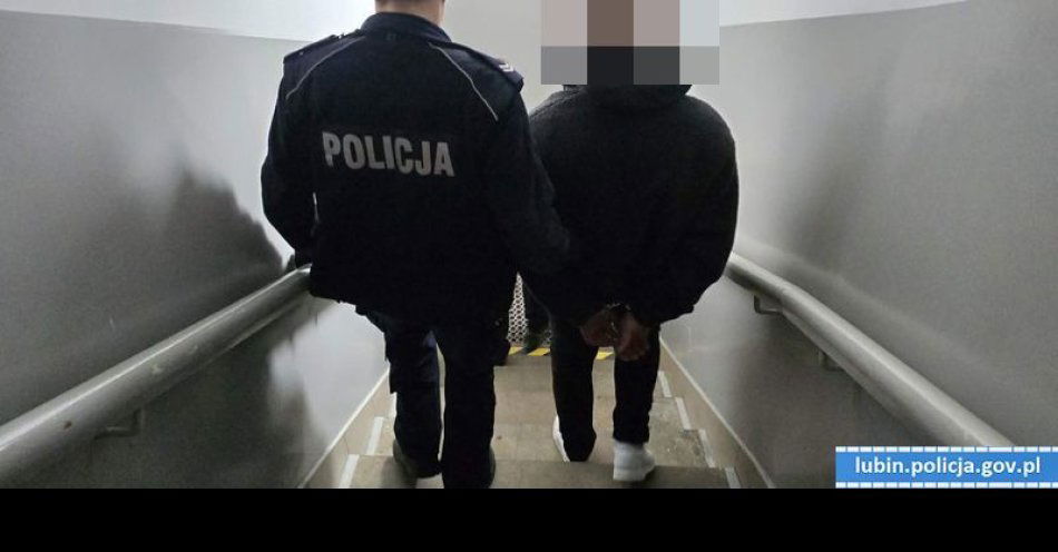 zdjęcie: Poszukiwany kierowca z aktywnym zakazem zatrzymany w Lubinie / fot. KPP w Lubinie