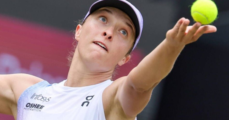zdjęcie: Turniej WTA w Cincinnati - Świątek, wygrywając z Rosjanka Potapową, wyrównała osiągnięcie Seles / fot. PAP