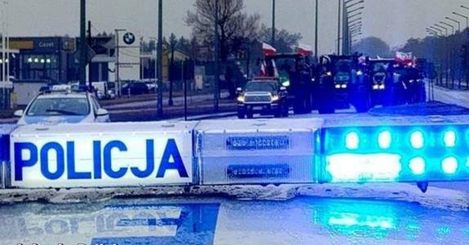 zdjęcie: Protesty rolnicze - Lubuscy policjanci będą informować o możliwych utrudnieniach / fot. KPP Krosno Odrzańskie