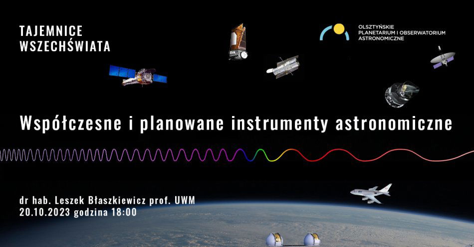 zdjęcie: Tajemnice Wszechświata - Współczesne i planowane instrumenty astronomiczne / fot. nadesłane