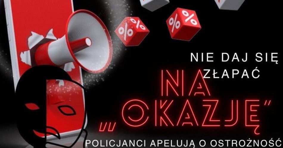 zdjęcie: Uwaga na fałszywe promocje podczas wyprzedaży online / fot. KPP w Kościerzynie