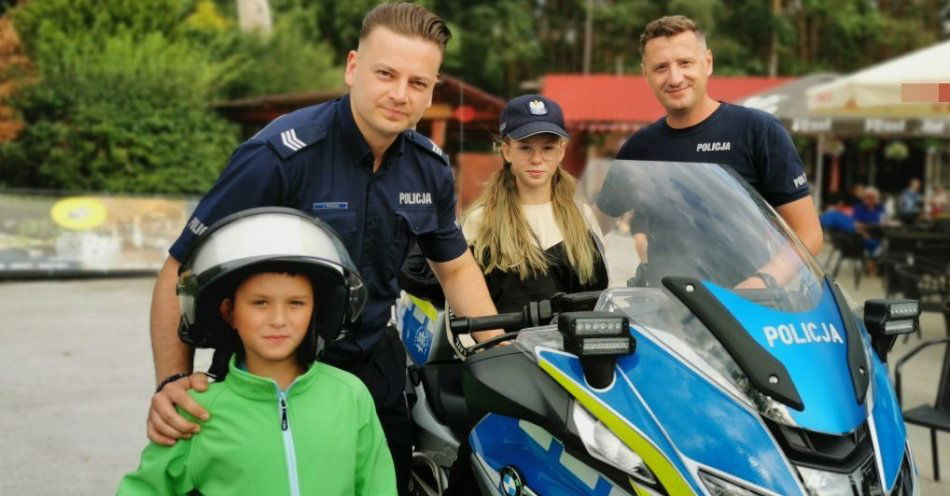 zdjęcie: Połowinki wakacji z grudziądzkimi policjantami / fot. KMP w Grudziądzu