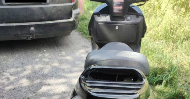 Pijany kierowca skutera spowodował kolizję