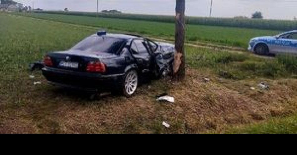 zdjęcie: Tragiczny wypadek w Zygmuntowie. Jedna osoba nie żyje / fot. KPP w Ciechanowie