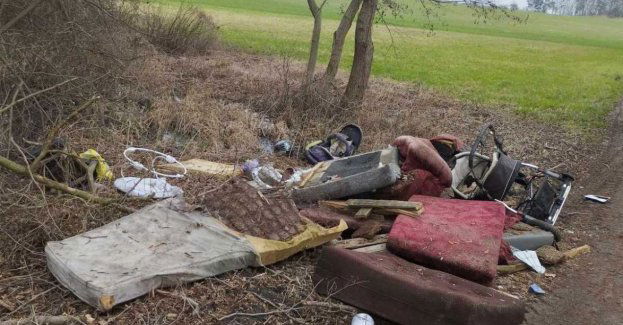 Górsko - Kara za śmieci na polu