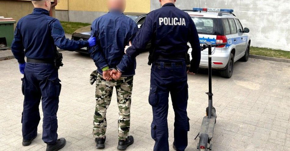 zdjęcie: Zatrzymano złodzieja hulajnogi odzyskano mienie / fot. KPP w Starogardzie Gdańskim
