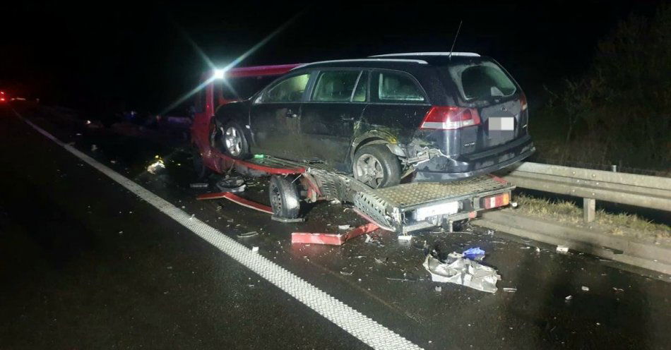 zdjęcie: Wypadek śmiertelny na drodze ekspresowej S7 / fot. KPP w Nidzicy