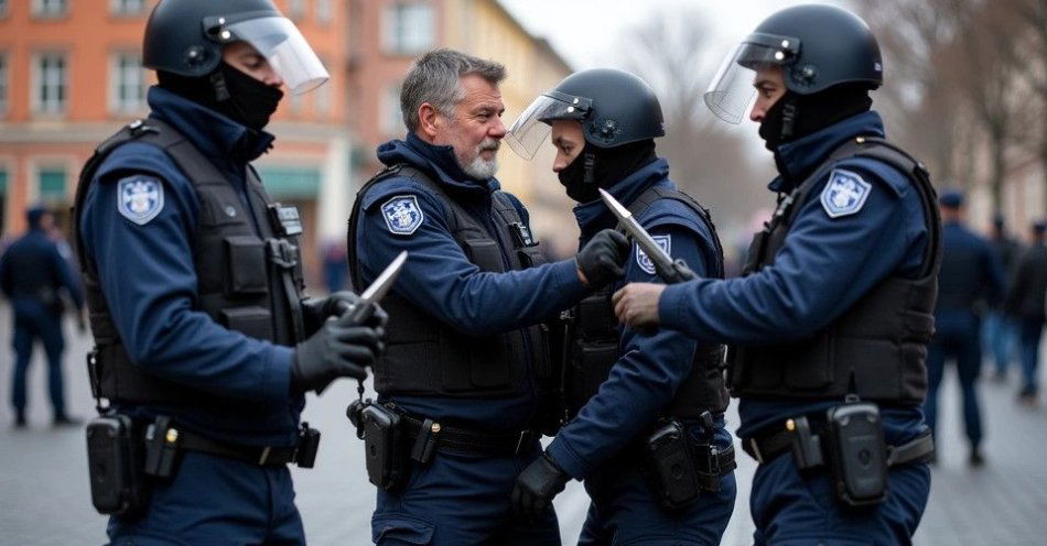 zdjęcie: Tymczasowy areszt po ataku na policjantów w Toruniu / TM/ przykładowa ilustracja