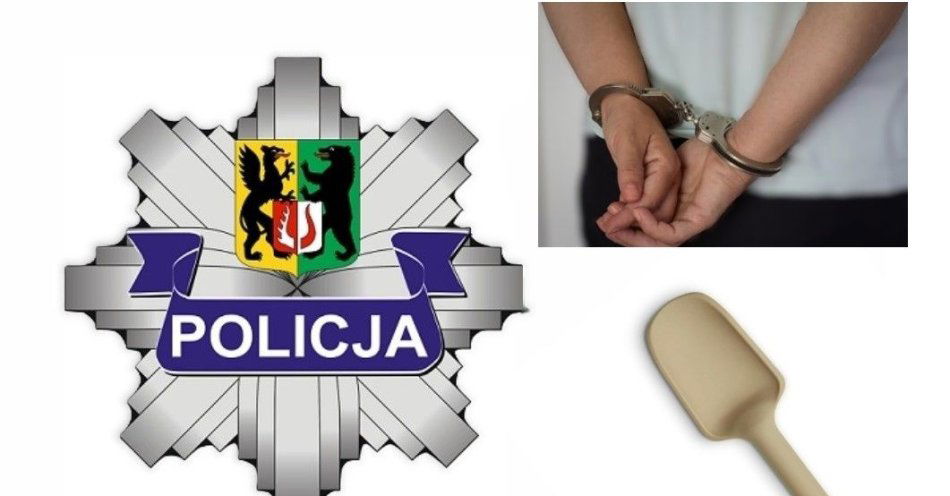 zdjęcie: Policjanci zatrzymali 66-latka, który pobił sąsiada za łopatkę do piasku / fot. KPP w Kościerzynie