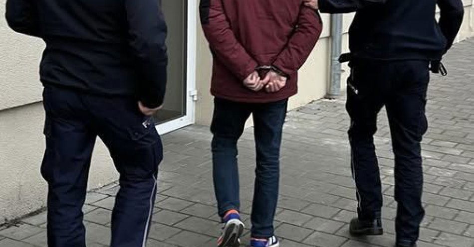 zdjęcie: Areszt po kradzieży rozbójniczej w Witkowie / fot. KPP Gniezno