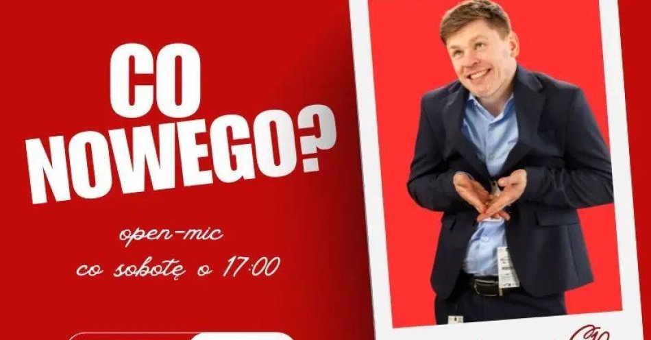 zdjęcie: Co nowego? open-mic prowadzi Filip Puzyr / kupbilecik24.pl / Co nowego? | open-mic | prowadzi Filip Puzyr