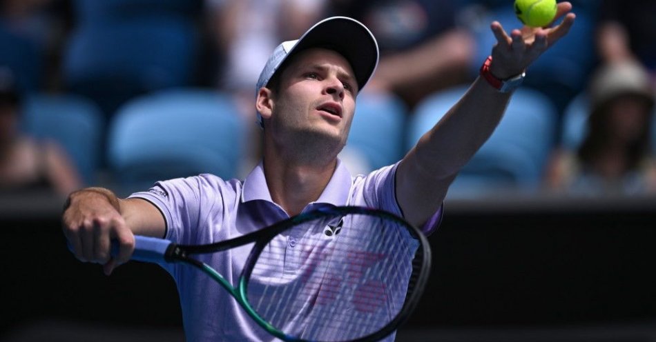 zdjęcie: Australian Open - Hurkacz awansował do drugiej rundy / fot. PAP