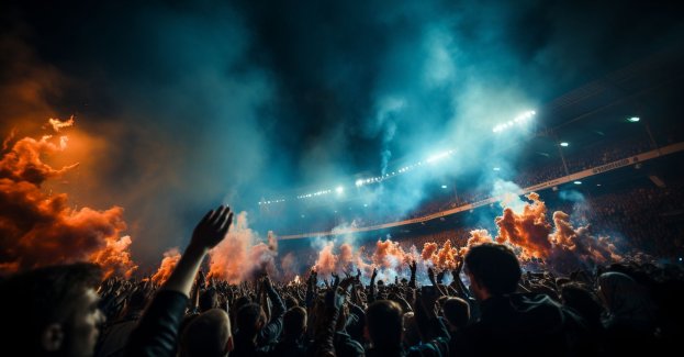 Policja ustala tożsamość osób, które użyły fajerwerków na stadionie