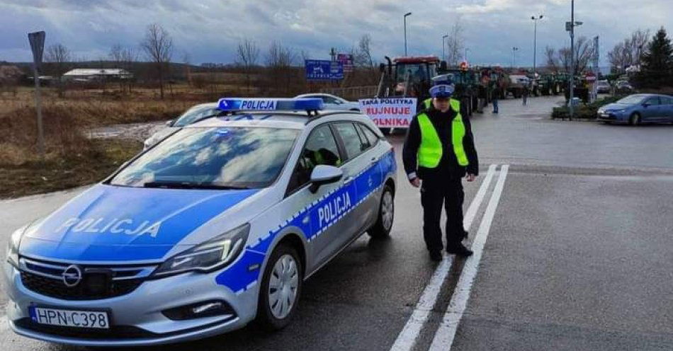 zdjęcie: Ostrzeżenie o planowanym proteście rolników. Możliwe zmiany w ruchu drogowym / fot. KPP w Tczewie