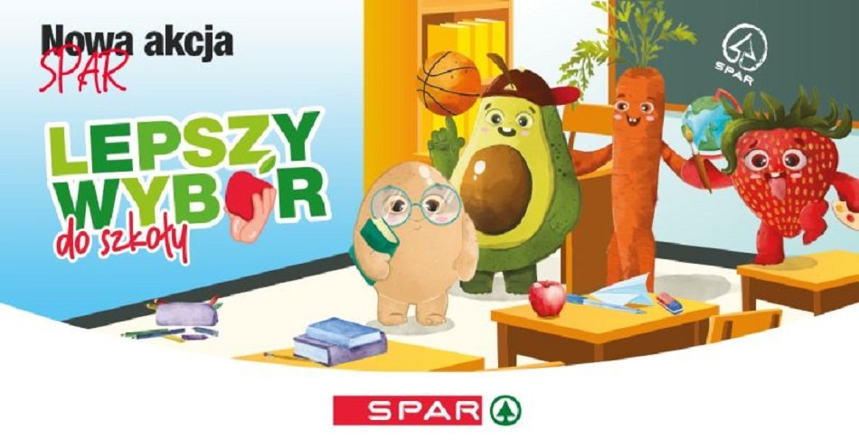 zdjęcie: SPAR - lepszy wybór do szkoły. Zdrowsze produkty od SPAR! / fot. nadesłane