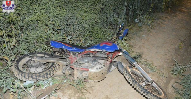 Zdarzenie z udziałem motocyklisty crossowego