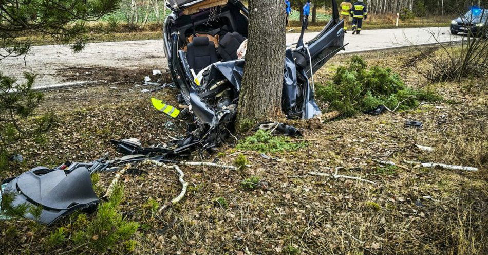 zdjęcie: Nietrzeźwy kierowca i wypadek BMW w powiecie / fot. KPP Siemiatycze