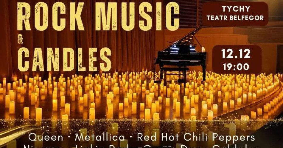 zdjęcie: Rock Music & Candles / kupbilecik24.pl / Rock Music & Candles