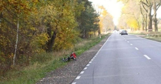 Zdarzenie z udziałem rowerzysty